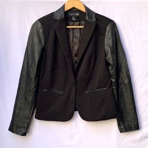 Leather Blazer